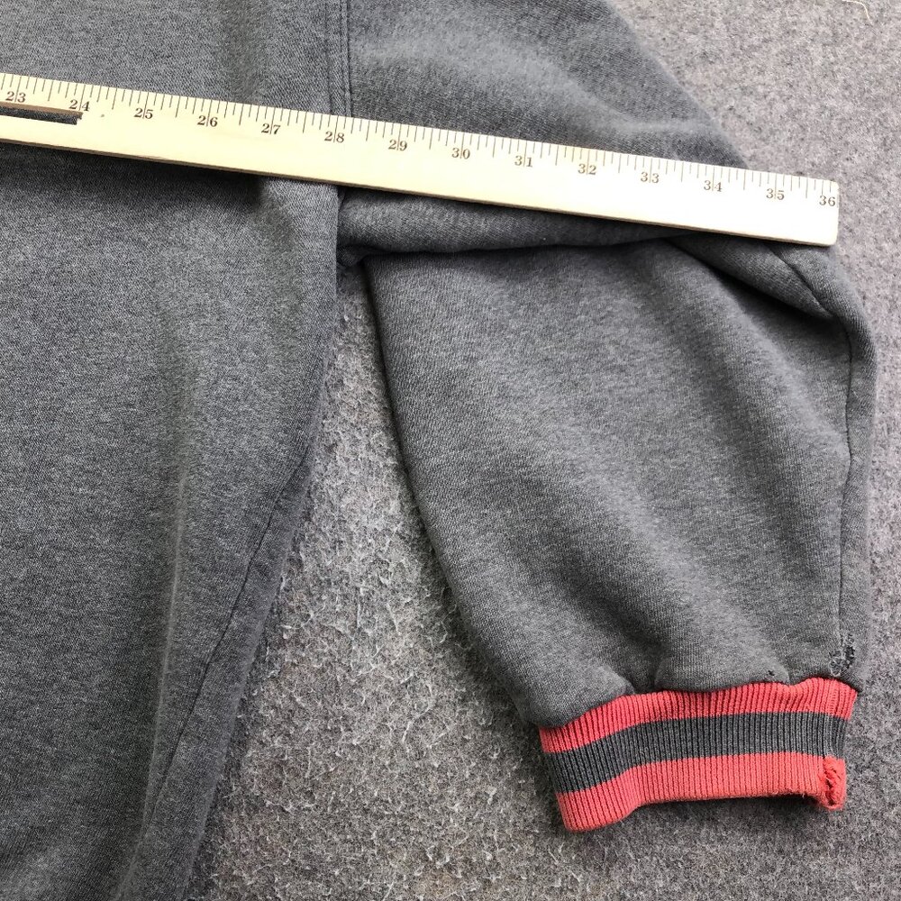 Vintage Puma Sweatshirt Mens 2XL Gray Red Spell Out Sportsunity - Picture 11 of 13